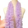 9cm Wide Double-Layer Mesh Colorful Woolen Strips Ruffle Lace Fabric Ruffle Trim Pleated Pleated Skirt Fabric DIY Sewing