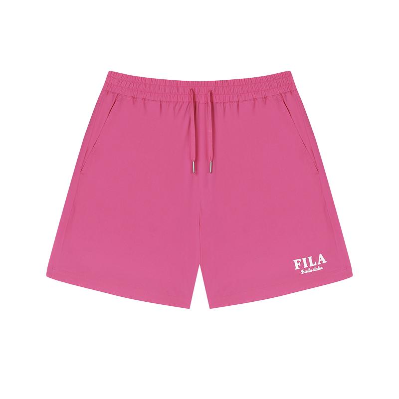 

New FILA Casual Shorts Women s Shimmering Rose Red F51W429802FPC 155/58A/XS