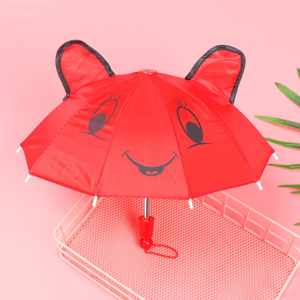 Handmade Kids Gift Toys Animal Patterns Umbrellas Umbrella Sunshade Doll Accessories