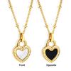 Dainty Gold Necklace With Heart Pendant Minimalist Fashion Jewelry For Women Delicate Layering Chain