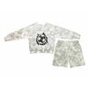 Star Childrens/Kids Tie Dye Regular Long-Sleeved Sweatshirt and Shorts Set