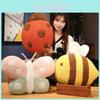 Cute Bee Butterfly Ladybug Plush Doll Pillow Cushion For Kids Bed Decor And Gift
