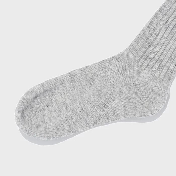 Classic Ribbed Knee Socks (gray)
