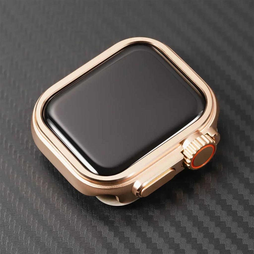 Zinc Alloy Case for Apple Watch Series 10 42mm 46mm Upgrade Ultra 2 49mm Hard Metal Protective Cover for Iwatch Series 10 Shell