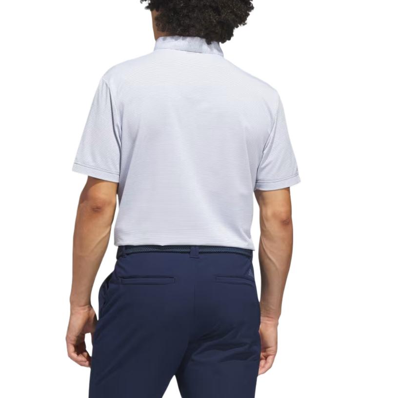 Adidas Ultimate365 Pencil Stripe Quick-Dry Comfortable Short Sleeve Golf Shirt Men tops KB1363