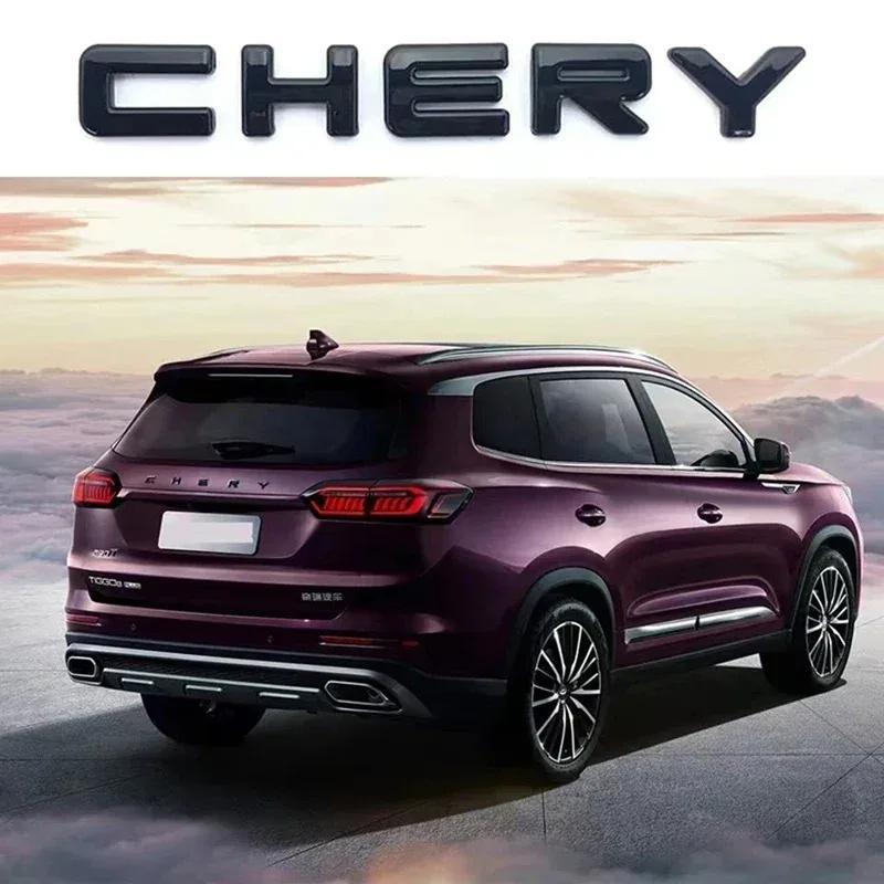 For Chery Emblem Tiggo 8pro\Arrizo 8\Tiggo 8\Omoda\7pro Max Front Logo Black Badge Trunk Letter Decal Car Body Logo Stickers l777