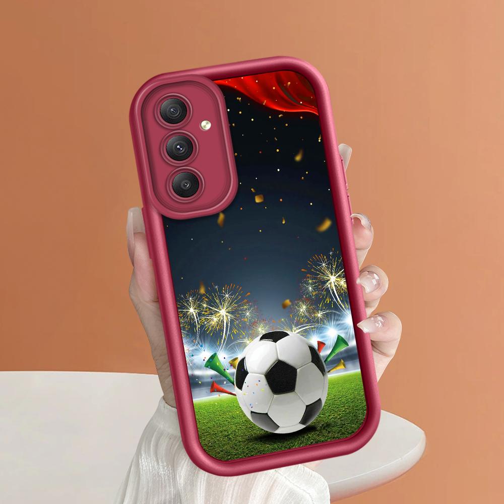 

Мягкий силиконовый квадратный чехол с рисунком лестницы для телефона, полное покрытие, противоударный защитный резиновый чехол для камеры для Samsung Samsung S20 FE 5G темно-красного