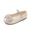 Kids Fashion Girls Mary Janes for Party Wedding New Soft Breatheable Simple Non-slip Children Casual Shoes Bow Rhinestones