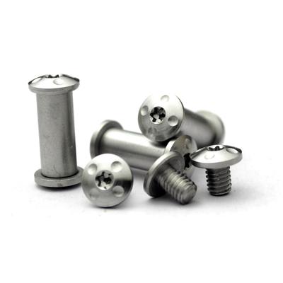 2 juegos de tornillos Torx T8 para herramientas de mango de cuchillo de bricolaje, fijación de material, tornillo M3.5, remache, tornillo para procesamiento de muebles.