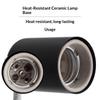 Turtle Sun Back Lamp Crawler UVA + UVB Crawler Pet Heating Lamp Holder Turtle Tank Three-in-one Heating Adjustable Thermal Insulation Lamp