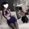 Stewardess Suit Deep V Backless Sleeveless Spice Lingerie Pure Desire Free Abstinence Temptation Pajama Suit Qq