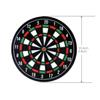 12-4Pcs Dart Board Shape Drinks Coasters Creative Non Slip Round Coasters Heat Resistant Coffee Mug Coasters for Coffee Tea Mat