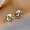 Cartoon Horse Red Pony Earrings Fashion Jewelry Horse Mascot Ear Studs  For Girl