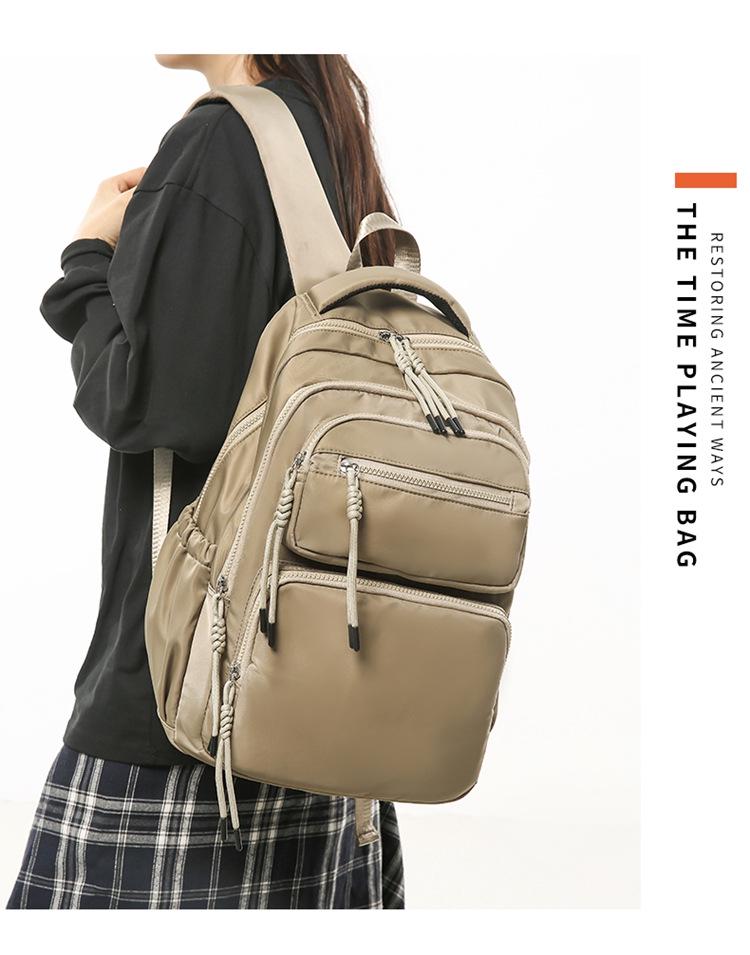 Damen 2024 Pendler-Computerrucksack mit großem Fassungsvermögen und mehreren Fächern für Studenten