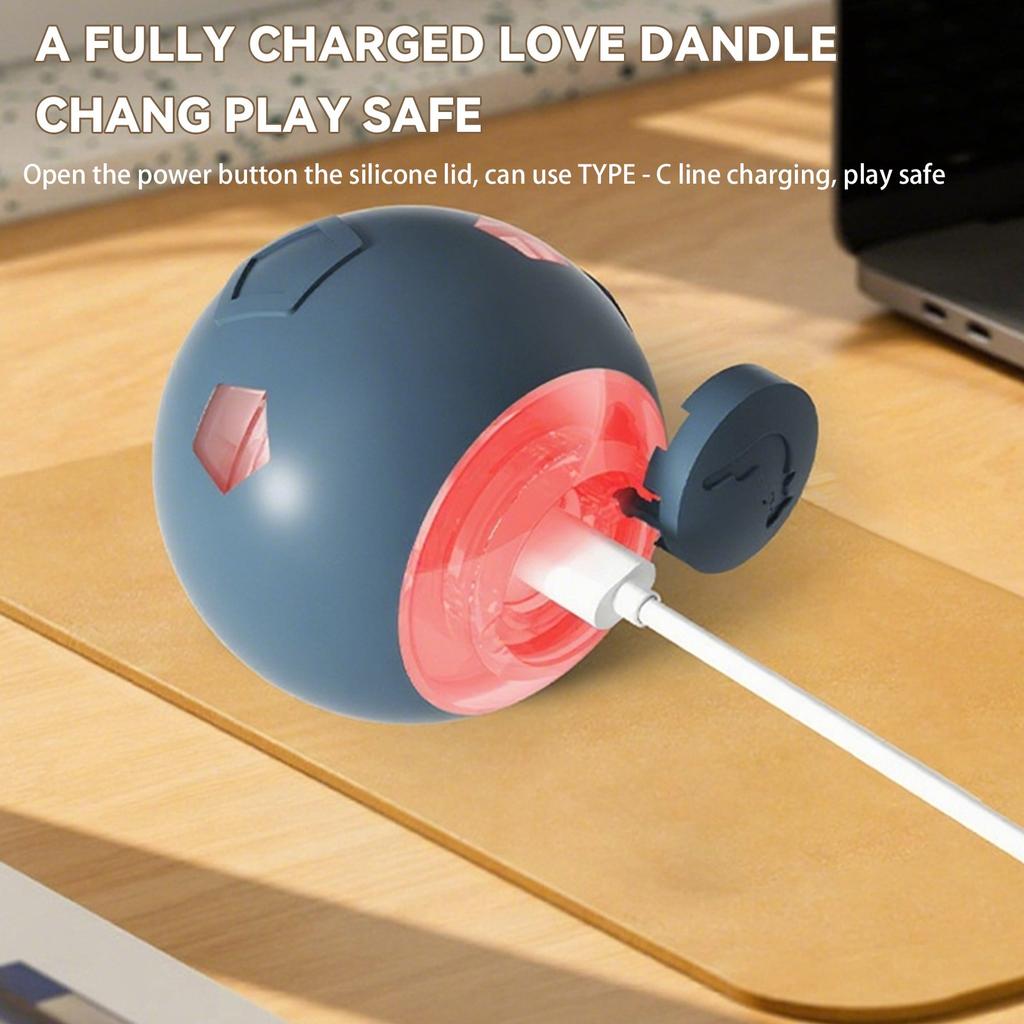 Dog Toys Electric Owl Jumping Ball, Interactive Dog Toy Activity Ball For Dogs With Batteries, Automatic Moving Ball And Plush Cover For Small