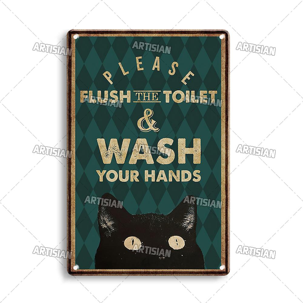 Artisian Toilet Metal Plaque Tin Sign Nice Butt Arse Sweet Cheeks Bathroom Washing Room Decorative Plate Wall Decor Garage Bar