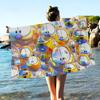 Cartoon G-Garfield Cat Microfiber Printed Beach Towel Mountain Climbing Yoga Beach Swimming Running Absorbent Soft Towel