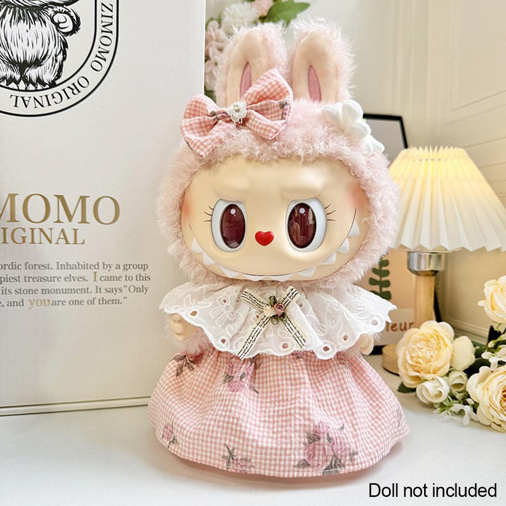 Pro 38cm panenky Labubu, oblečení pro panenky, módní oblečení, mikiny s kapucí, barevné sladění oblečení pro panenky, mikiny, doplňky pro panenky, roztomilé dekorace, malé hadříky