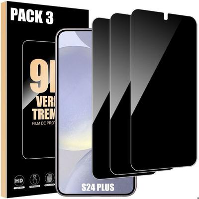 3x Tempered Glass Anti-Spy - BOOLING - for Samsung Galaxy S24 Plus - Scratch-Resistant Screen Protector