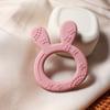 New Baby Teether Carrot Bunny Shape Silicone Teether Teething Toy Kids Sensory Educational Teething Toy