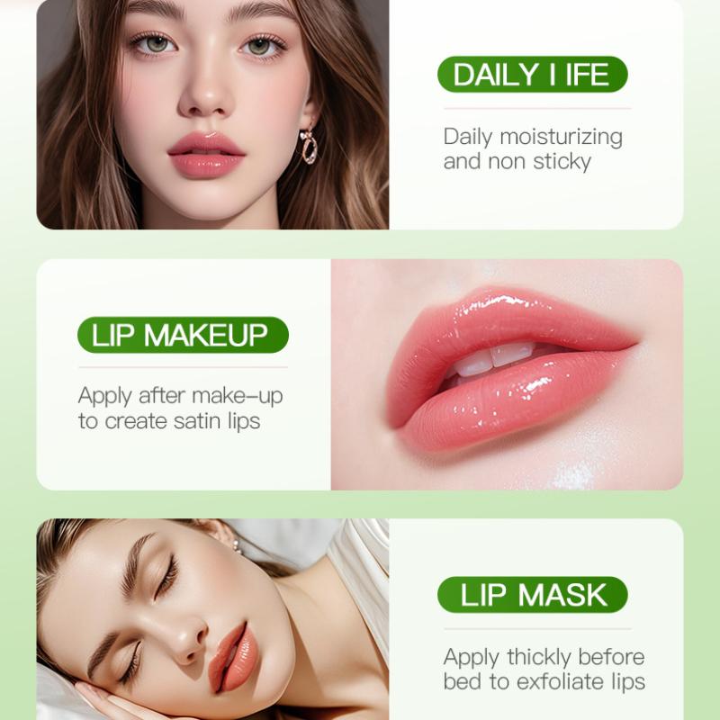 Frucht Lippenöl 4,5g Avocado Nährend Feuchtigkeitsspendend Herbst und Winter Feuchtigkeitsspendender Lippenbalsam