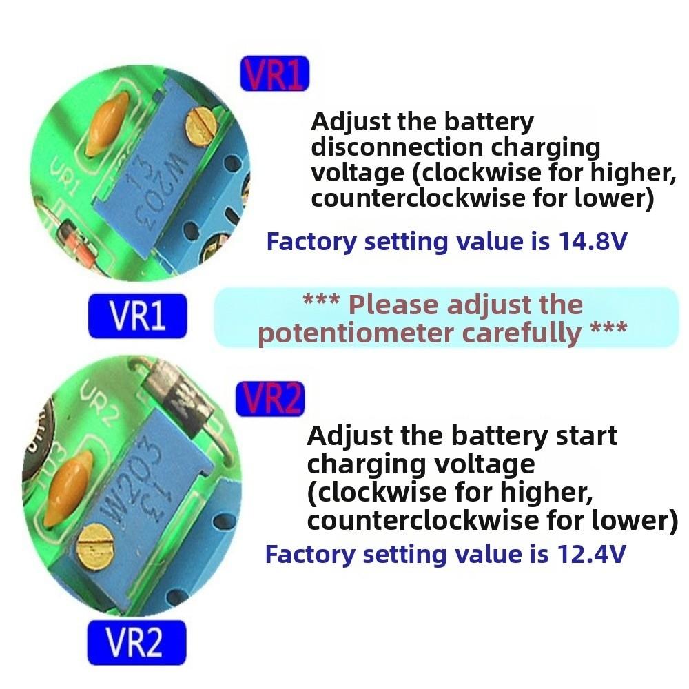 Relay Board Automatic Charging Module 12V DC Protection Board Relay  Battery Charging System