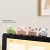 1Pc Screen Animal Model Elephant Cartoon Center Console Doll Flocking Computer Monitor Decoration Panda Dog Desk Ornament
