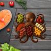 Charcuterie Platter, Nautical Serving Tray For Cheese, Meats & Fruit – Ocean Theme Party Board – Unique Gift For Seafood Lovers & Entertainers