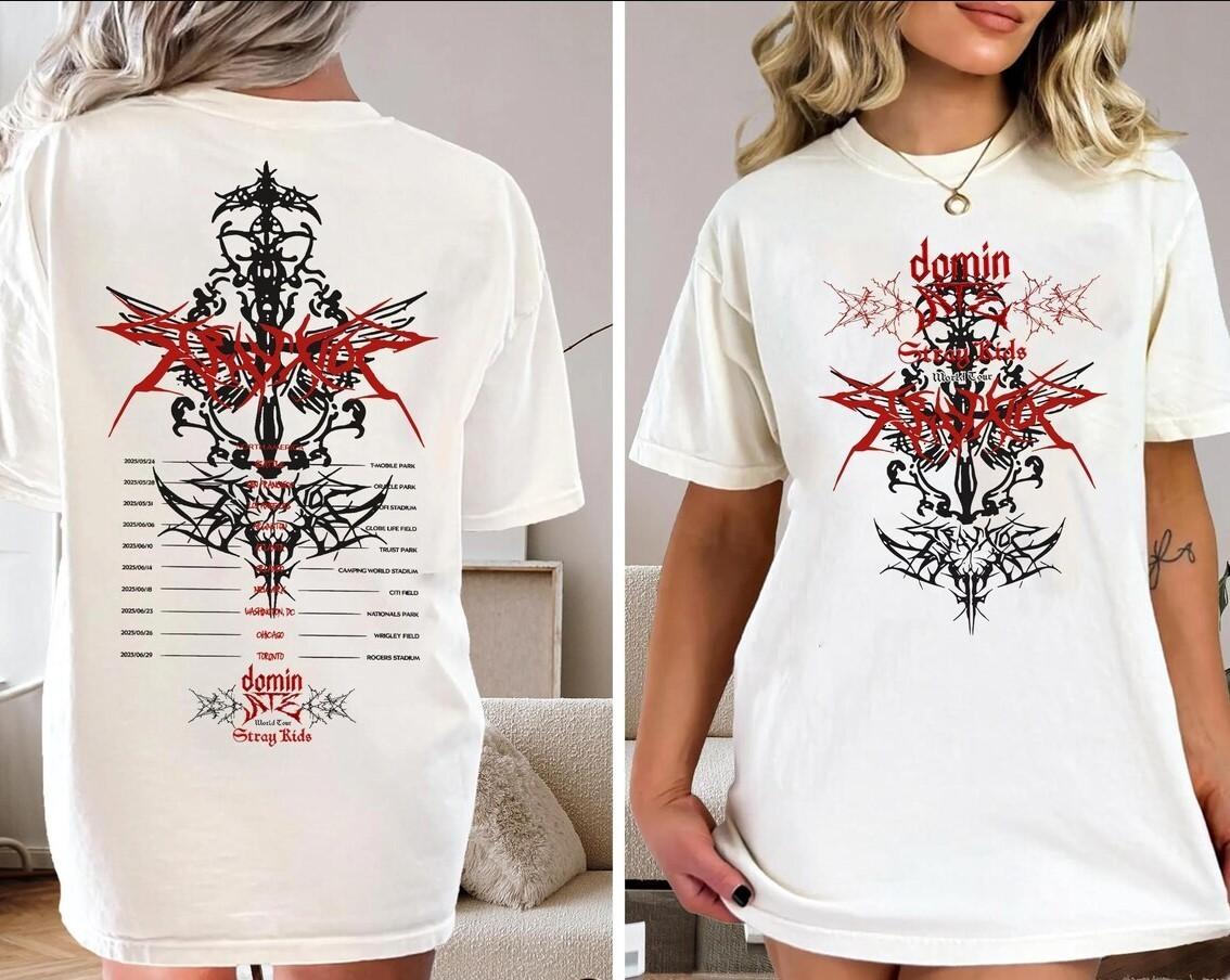 Stray Kids dominATE World Tour US 2026 Stray Kids Mixtape Dominate T-Shirt XXXL