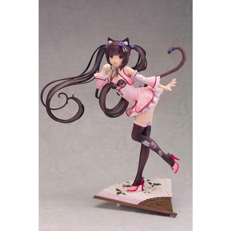 Alphamax Кошатница Рай, Шоколад, Ваниль, Ваниль, Фонарь, Ципао, Фигурка в коробке