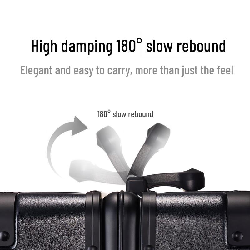 OM Yixing 20-inch Aluminum Frame Carry-on Spinner Luggage