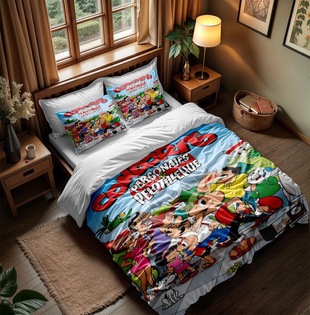 Condorito Chile Comics Book Duvet Cover Set without sheet King Queen Double Full Twin Single Size Bed Linen Set