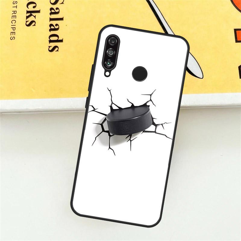 Hockey Stick and Puck For Huawei Nova 12i 7i 8i 11i Y73 Y72 Y61 Y91 Y90 Y70 Y60 9 10 SE 11 Pro P30 P40 Lite Case
