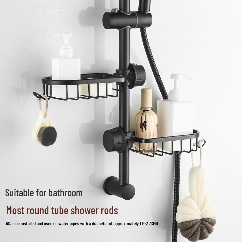 Huinizi Punch-Free Kitchen Faucet Storage Rack