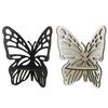 Butterfly Corner Shelf Wall Mounted Showcase Stand Wood Crystal Display Shelf Decorative Shelf for Bathroom Living Room Bedroom