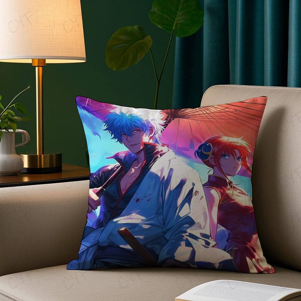 Hot G-Gintam-A Anime Pillow Case Custom Printed Brushed Fleece Pillow, Baby Skin-Touch, Eco-Friendly Dye-Sublimation Cushion For