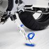 Motorrad Aluminiumlegierung Seitenständer Stativrahmen Parkfüße Ständer B05026(blau)