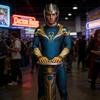 Disfraz Cosplay de Teth Adam para Hombre con Material de Poliéster para Halloween y Role Play de Anime