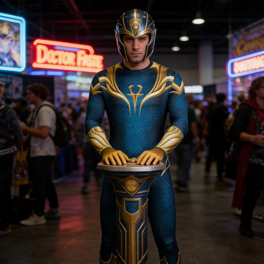 Disfraz Cosplay de Teth Adam para Hombre con Material de Poliéster para Halloween y Role Play de Anime