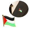 Palestine Flag Lapel Pin Metal Badges Symbol National World Flags Palestine Brooch Alloy Pins Cowboy Clothes Bag Pin