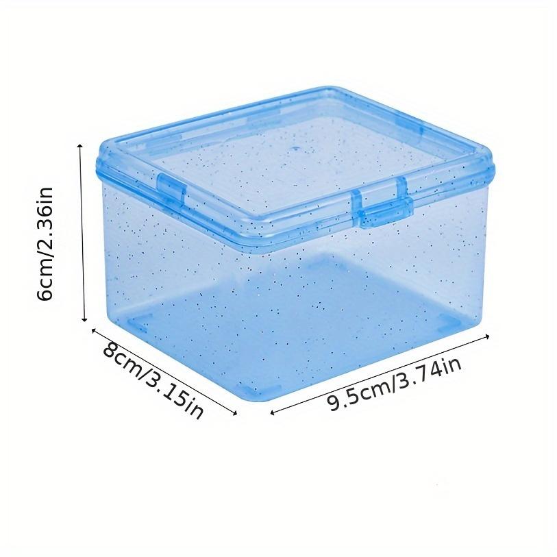 1Pc Flip-Top Storage Box, Suitable for Jewelry And Cosmetics, Modern Plastic Organizers with Dust Covers, Home Storage