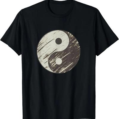 Yin Yang Symbol Black and White Yin and Yang T-Shirt