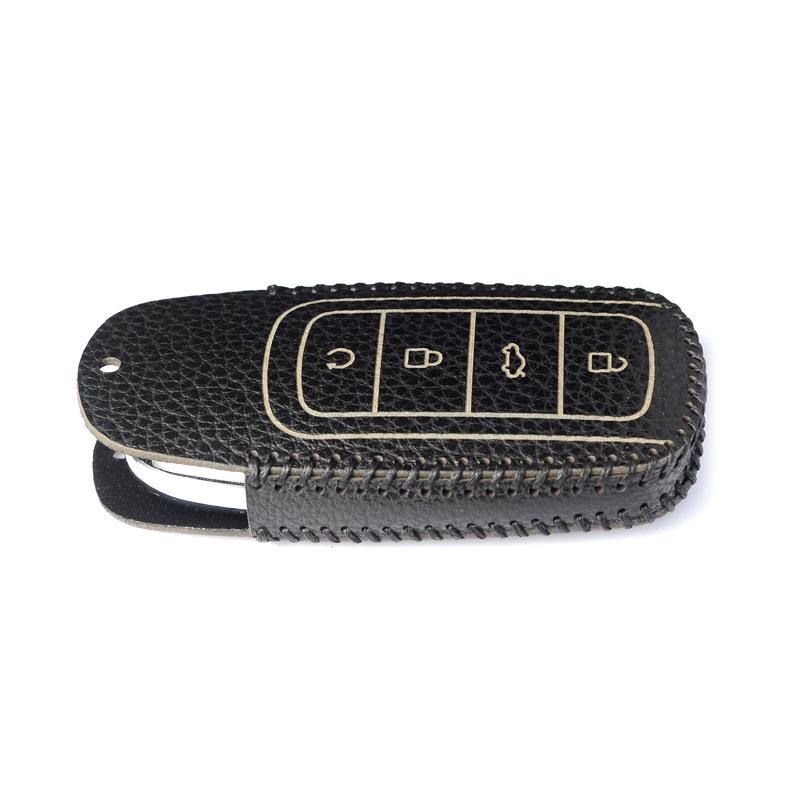 Chery Key Case: Genuine Cowhide for Tiggo 9/3/5/8 Plus, Arrizo 5/7, and Exeed Yaoguang