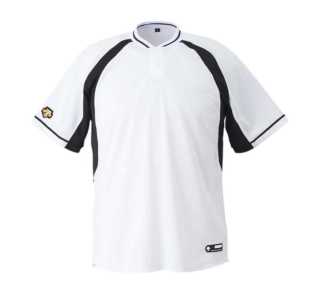 Descente Baseball SWBK XA T-Shirt (2-Button Shirt) DB-103B