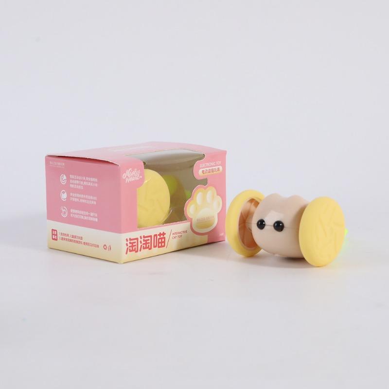 

Electric Cat Toy - Smart Toy Car for Cats To Relieve Boredom. Autonomous Obstacle-avoiding Running Car Toy.