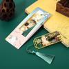 Tassel Brass Bookmark Painted Pagination Mark Retro Book Clip  School Office Supplies