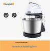Electric Desktop Egg Beater and Small Dough Mixer with Stainless Steel Whisk