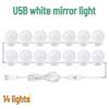 LED Dimmable Hollywood Vanity Mirror Lights for Bathroom