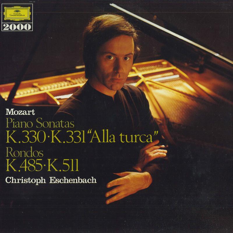 LP Record CHRISTUPH ESCHENBACH(PIANO) - Mozart/Pianosonata In A Major K.331 20MG0326 DEUTSCHE GRAMMO - Japan Obi Classical Used