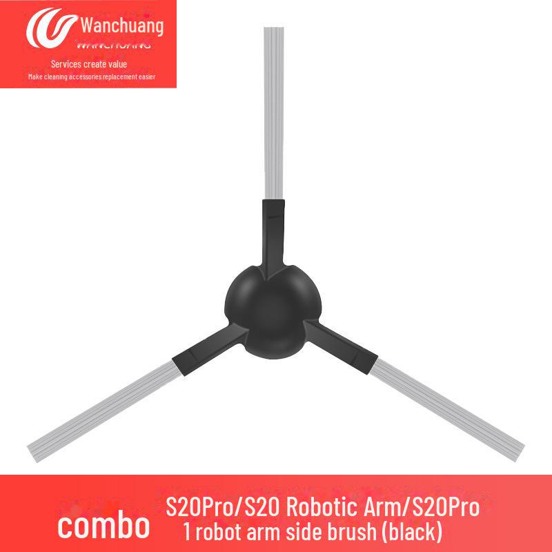 Suitable Accessories: Side Brush and Dust Bag for Dreame S20 Pro/S20 Robotic Arm Sweeper